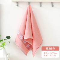 Cotton Wash Towel Cotton Absorbent Adult Bath Towels Solid Color Soft Friendly Face Hand Shower Towel For Bathroom WashclothHot - details 6