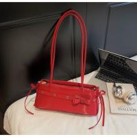Bolso portátil con forma de palo francés, cinta con lazo Y2K, bolso de hombro con lazo, estilo francés coreano, bolso para axilas, trabajo - details 17