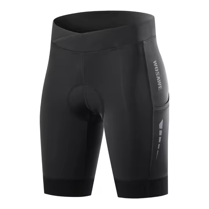 WOSAWE Pantalones de Ciclismo para Mujeres Almohadilla 3D con Bolsillo Secado Rápido - 1