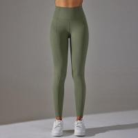 Pantalones de yoga para mujer, con cintura fruncida, pantalones de gimnasio, mallas de entrenamiento para mujer - details 24