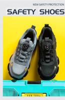 Zapatos de trabajo de seguridad para hombre y mujer, zapatillas cómodas, ligeras, transpirables - details 3