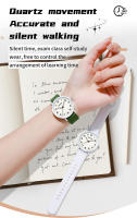 Exam Reloj de cuarzo luminoso, ligero, informal, resistente al agua, para estudiantes, silencioso - details 25