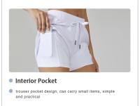 Shorts de Yoga ZHUMU GYM Leggings Deportivos Elásticos de Neón para Mujeres - details 2