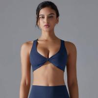 Chaleco de nailon de color sólido para yoga para mujer, sujetador deportivo transpirable, secado rápido - details 6