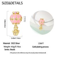 Nuevos Dijes de Plata de Ley 925 Diseño de Abrazo de Amor Zirconia Joyería de Mujer DIY Pulseras - details 30