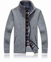 Cárdigan de suéter de lana para hombre de invierno, chaqueta de suéter cálida, chaqueta de punto para ropa de hombre - details 12