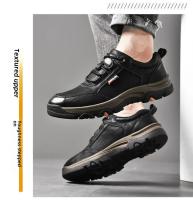 Zapatillas de deporte de alta calidad para hombre, zapatos informales de cuero para hombre, calzado deportivo Retro transpirable para caminar, zapatillas de senderismo al aire libre - details 8