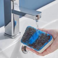 Cepillo de limpieza de esponja para baño, herramienta multifuncional, mango largo, cepillos removibles para bañera y suelo del hogar, cepillo para azulejos de cerámica - details 4