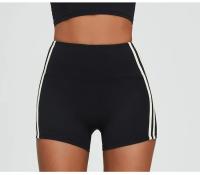 Pantalones cortos de Yoga para mujer, Shorts deportivos elásticos de cintura alta, transpirables, de secado rápido, para correr y Fitness - details 18
