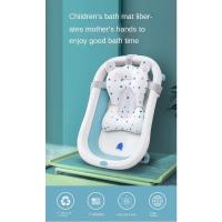 Asiento de baño para bebé, alfombrilla de apoyo plegable para bañera de bebé, almohadilla y silla para bañera de recién nacido, almohada antideslizante para bebé, cojín suave y cómodo para el cuerpo - details 0