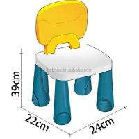 Juego de escritorio y silla para niños, mesa de actividades de plástico. - details 4