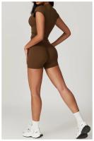 Pantalones Cortos de Yoga de Nylon Suave Cintura Alta para Entrenamiento y Ciclismo - details 15