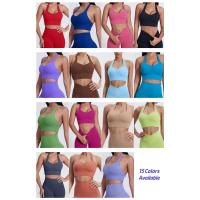 Sujetador deportivo de alto soporte para mujer, Top de Yoga, ropa deportiva elástica de secado rápido - details 1