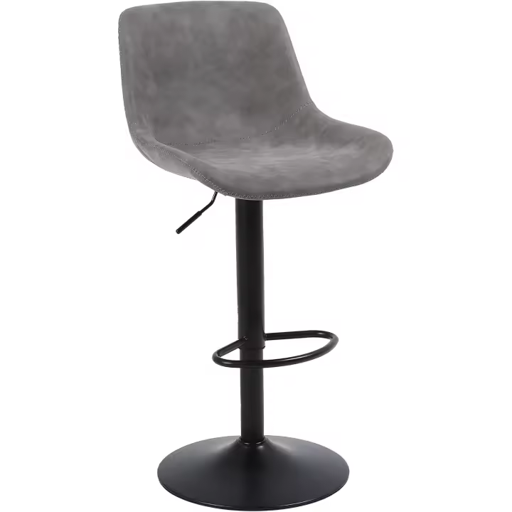 taburetes de Bar giratorios con Respaldo,sillas de Bar Modernas Ajustables,Taburete Alto sin Brazos - 1
