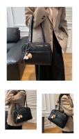 Bolso de hombro de moda Bolso Boston portátil Bolso de bolos para mujer Bolso de mano de gran capacidad para viajeros - details 8