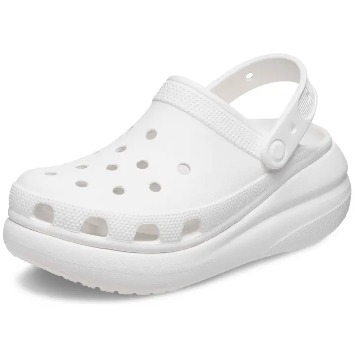 Classic Crush Clog mujer, adecuados para lugares casuales, sandalias de playa, zapatillas-Blanco. - 1