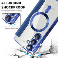 Flip para Samsung Galaxy A56 A36 A26 A16 A06 A55 A35 A15 A05s A05 Funda protectora de cuero magnético antirrobo Magsafe - details 5