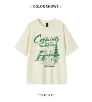 Camiseta de Verano 2024 Semir Manga Larga, Estampado Retro Americano, Moda para Mujeres - details 8