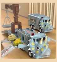 Set de Juguete de Camión Ingeniería de Dinosaurios Vehículo de Aprendizaje STEM con Luz y Sonido - details 9