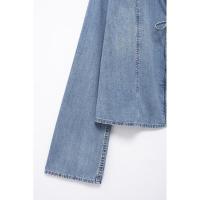 Chaqueta vaquera para mujer de manga larga, cuello en V, estilo ggy, vaqueros azules, ropa sexy, ropa de niña, tops elegantes - details 6