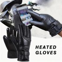 Guantes recargables con batería de litio, manoplas cálidas con pantalla táctil, impermeables, para esquiar, invierno, novedad de 2023 - details 4