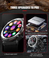 Reloj inteligente para deportes al aire libre para hombre, pantalla de 1,39 pulgadas, Bluetooth, llamada, asistente de voz, para Android e IOS - details 1
