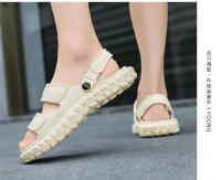 Sandalias para hombre, nuevo estilo de verano, fáciles de usar con sensación de pisar caca, zapatos de playa simples e informales, antideslizantes de doble uso - details 10