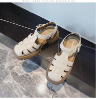 Sandalias Baotou nueva suela gruesa hueca tejida talla 4142 - details 30