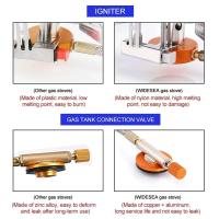 Estufa de gas para acampar, quemador exterior, calentador de alta potencia, cocina, barbacoa, artículos de viaje, equipo de picnic - details 4