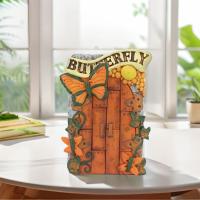 Figurita de puerta de hada elfo para jardín, artesanías de resina, puerta de jardín en miniatura divertida, puerta de hadas hecha a mano, decoración de escritorio - details 6