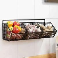 Estantes de cocina en forma de O de cebolla, desagüe de pared, condimentos, especias, verduras y frutas, no perforados - details 5