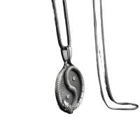 Cadena de suéter con colgante que combina con todo, elegante y sencilla, personalizada para hombre - details 3
