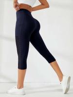 Pantalones cortos deportivos para mujer, pantalones cortos de cintura alta con bolsillos laterales para correr, yoga, gimnasio y secado rápido - details 11