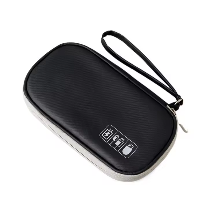Organizador de cables electrónicos multicapa, bolsa organizadora de cables de gran capacidad a prueba de polvo, bolsa de almacenamiento de cables duradera a prueba de golpes - 1