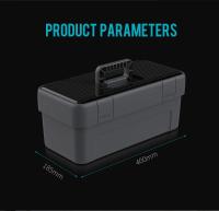 Caja de Almacenamiento de Herramientas JIMIHOME Caja de Herramientas Pesada y Impermeable de 17 Pulgadas con Protección Anticolisión para El Portaherramientas del Coche - details 4