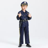 Uniforme de policía de cosplay de Halloween para niños, set de maquillaje para fiesta - details 12