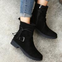 Botas martin para mujer, botas planas informales, zapatos para mujer - details 2