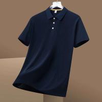 Valor: Polo de seda congelada de manga corta de verano, camiseta con solapa de alta calidad, camiseta de negocios ligera para hombre - details 10
