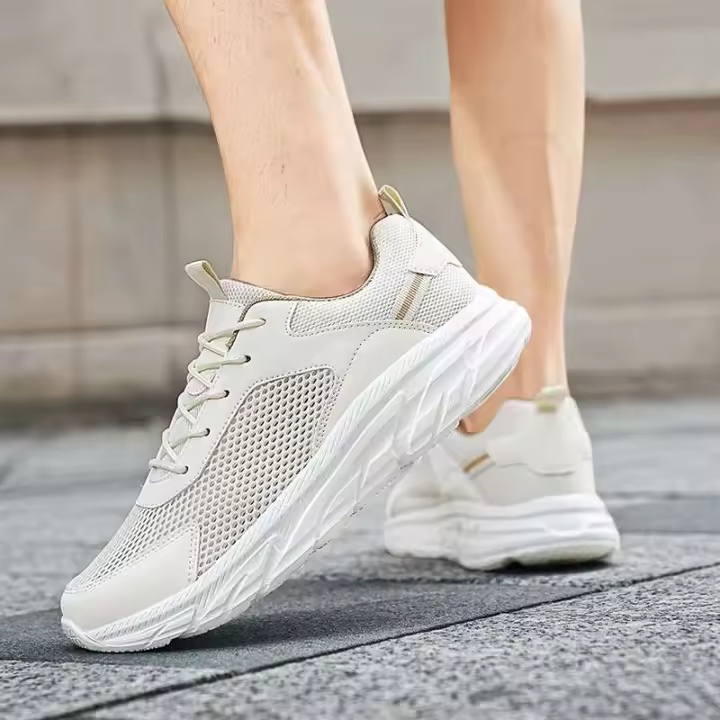 Zapatillas de correr de malla hueca transpirables de verano para hombre talla 48 zapatillas casuales suaves - 1