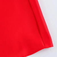 TRAFZA 2025 vestido de verano para mujer, moda sólida, sin mangas, Vestidos largos, vestido de noche versátil para mujer, Vestidos - details 8