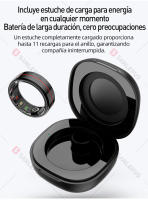 SANLEPUS Anillo Inteligente para Fitness y Salud | Rastreador Pasos, Calorías, Sueño y Estrés Continuo | App QRing | Compatible iPhone/Android/Xiaomi, Smartring - details 11