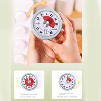 Temporizador Visual multifuncional de 60 minutos, sin necesidad de batería, temporizador mecánico magnético, cuenta atrás Ultra silenciosa, temporizador de cocina para hornear - details 11