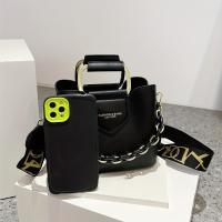 Bolso de Mano Tipo Cubo con Asa Superior, Bolso de Mano Moderno de PU, Bolso de Mano Casual para Mujer y Bolso Bandolera - details 7