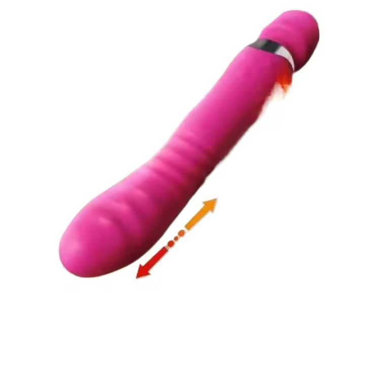 Juguetes sexuales, masturbador femenino retráctil, masaje automático con calefacción de doble cabeza - 1