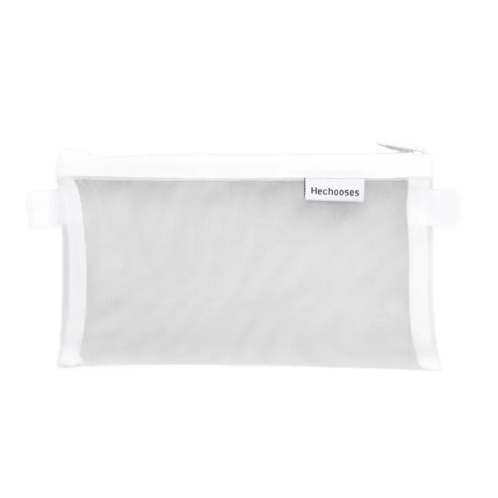 Monedero de malla de Color sólido, bolsa de almacenamiento de cambio transparente, Mini monedero, bolsa de almacenamiento de cables de datos, bolsa de cosméticos para lápiz labial - 1
