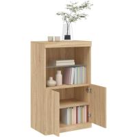 Aparador con Luces LED Roble Sonoma 60,5x37x100 cm - details 5