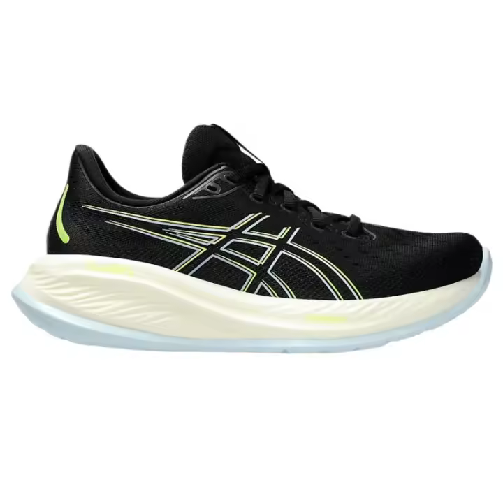 Zapatillas de running Leten GEL-CUMULUS 26 MULHERES en negro/amarillo seguridad - 1