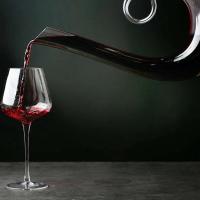 Botellas de vino tinto de cisne con forma especial, ollas de fiesta de bar sopladas a mano, juego de aireador de champán de cristal de moda sin plomo - details 8