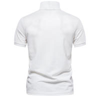 POLO de algodón bordado para hombre, camiseta de manga corta con solapa, Talla europea, 80% - details 8