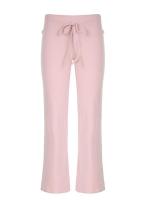 Pantalones femeninos a rayas pierna ancha cintura elástica pantalones de mujer tejidos bajos nuevos en tendencias 2025 ropa - details 21